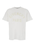 White T-Shirt with Maxi Logo on the Front for Men Cotton Tshirts And Polo Shirts