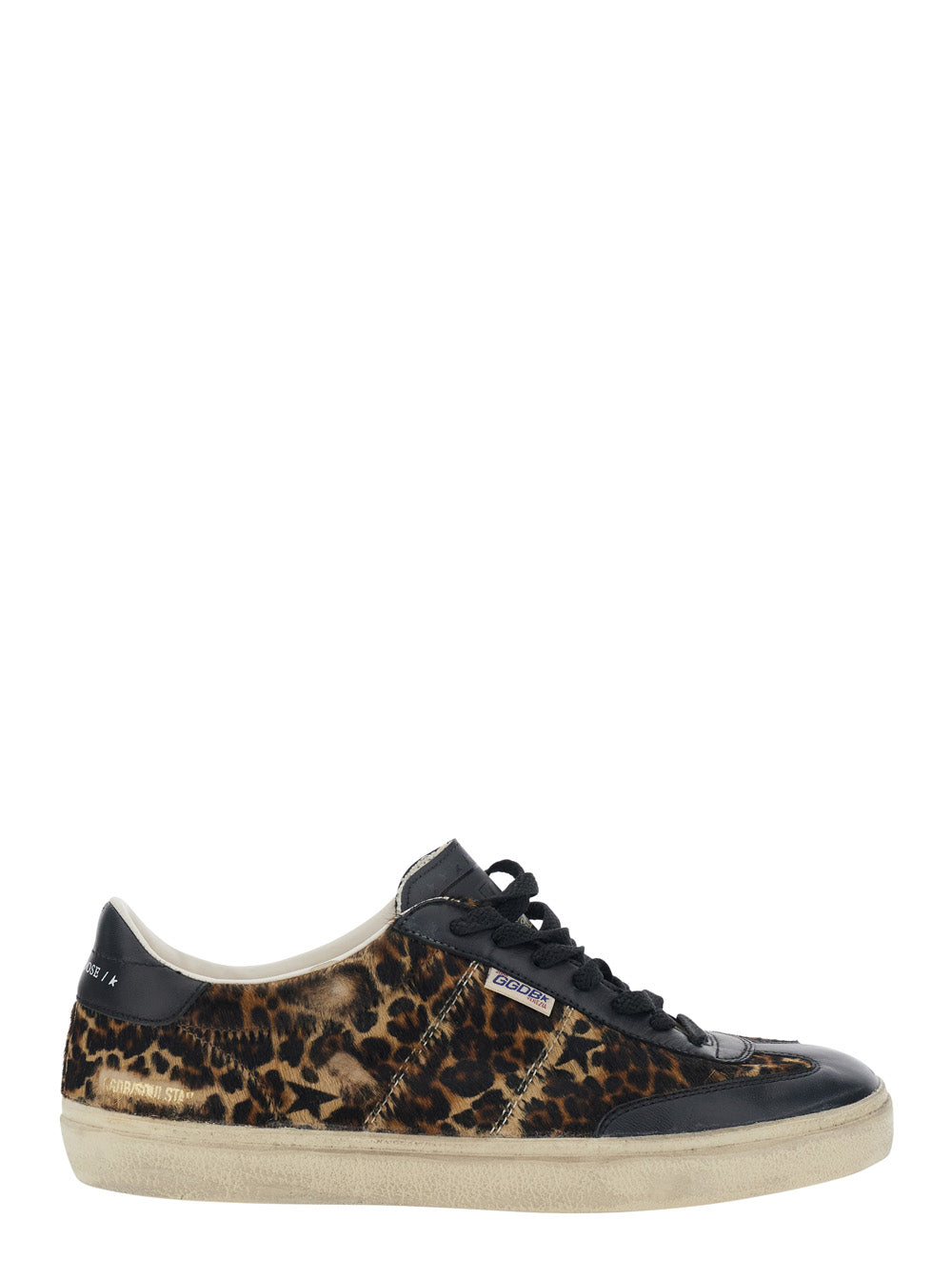 Sneakers Soul-Star Nappa Brown With Leather Details And Rubber Sole For Men Cow Ovine
