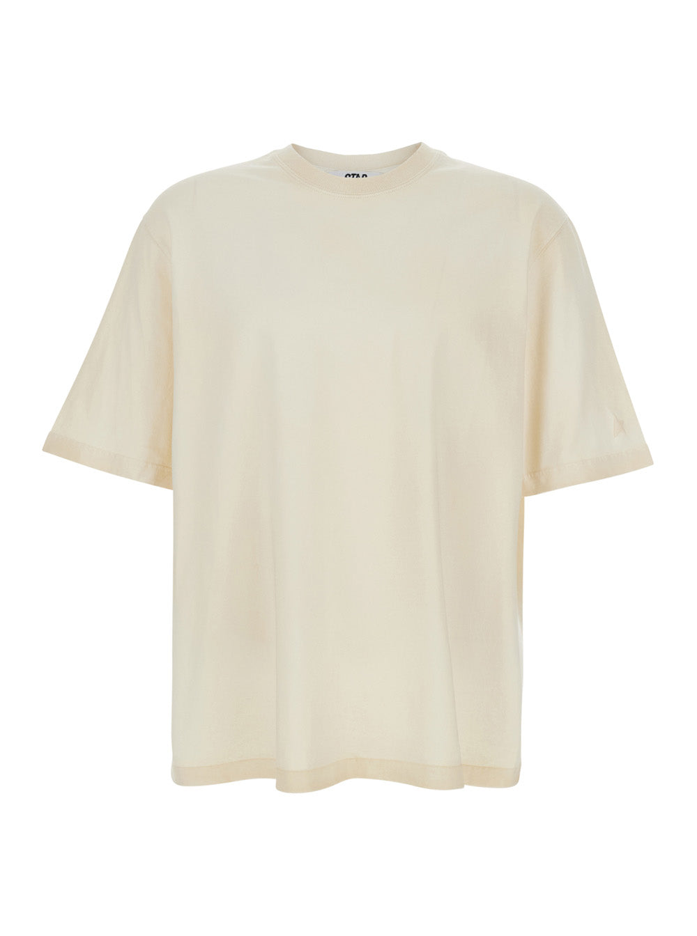 Off-White T-Shirt with Printed Logo on the Back for Men Cotton Tshirts And Polo Shirts