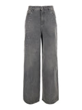 Pants Journey Ws Melody Boyfriend Gray With Vintage Wash And Studs In Cotton Women Grey Jean