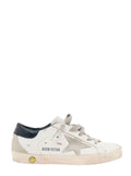 Sneaker Super Star White with Suede Inserts Kids Cow