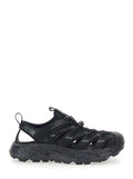 Hopara Black Sandals With High Rubber Sole And Logo Lettering On The Side Tech Fabric Unisex
