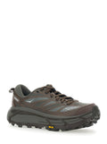Mafate Speed 2 Black Low Top Sneakers with Logo Print on the Side in Tech Fabric Unisex Brown
