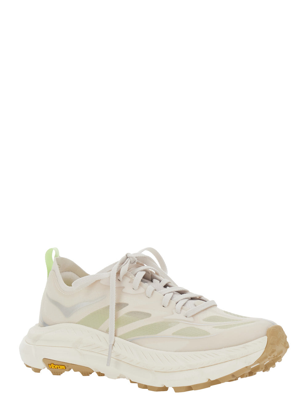 Sneaker Mafate Speed 4 Lite Low Top With Mesh Inserts Tech Fabric White Unisex - US 8