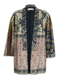 Dress Werner Multicolor With Silk Print Motif For Women Sapphire Jersey