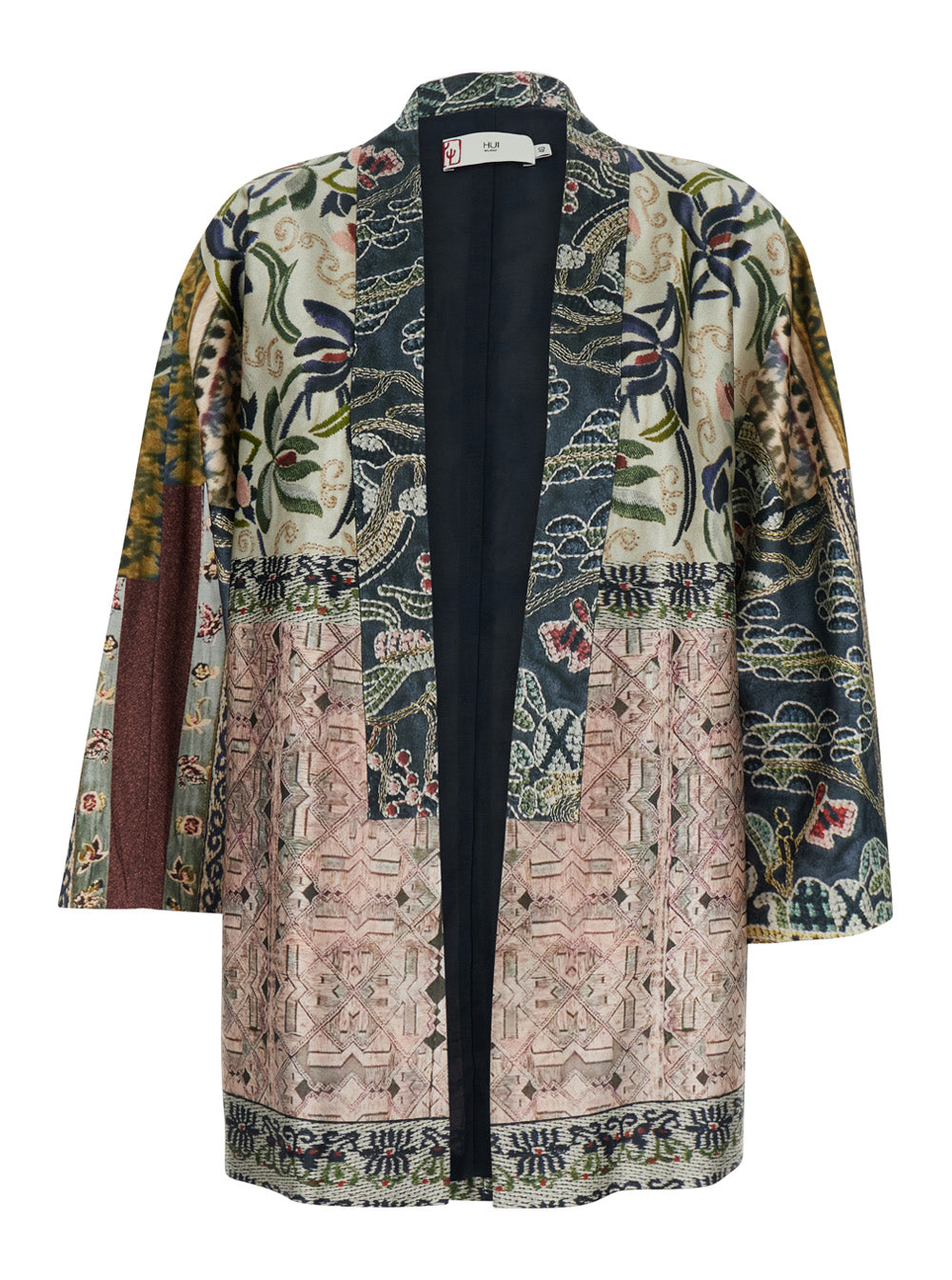 Dress Werner Multicolor With Silk Print Motif For Women Sapphire Jersey