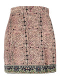 Dress Umberto With Multicolor Silk Print For Women Sapphire Skirt