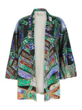 Shirt Pappagallo With Multicolor Print Silk Women Sapphire Jersey