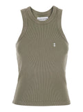 Crew-Neck Green Top Tops