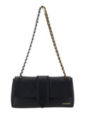 Black LE BAMBINO CHAINE Shoulder Bag In Leather for Women Lamb
