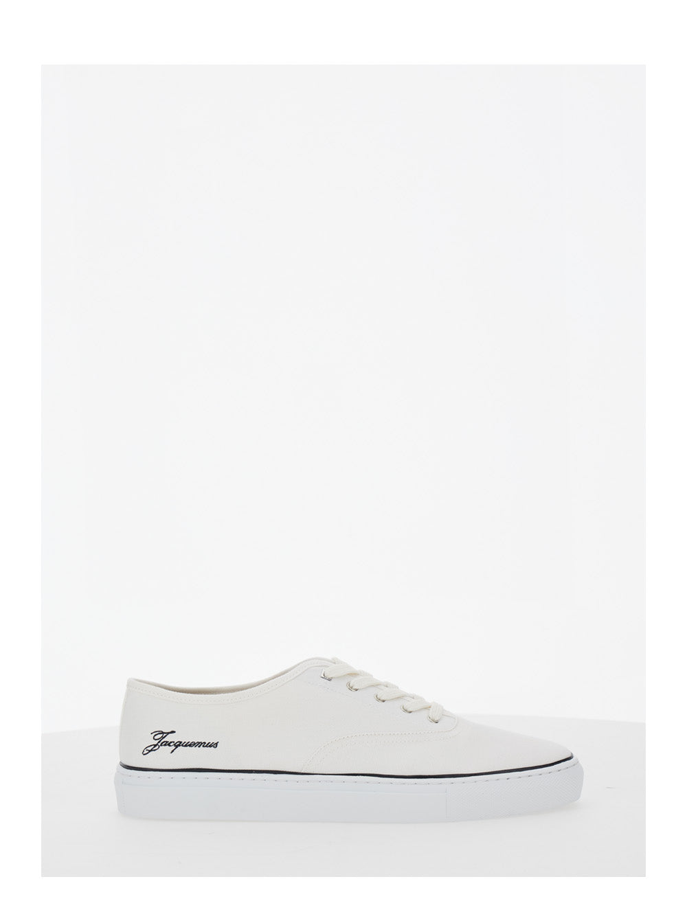 White Sneakers Les Fefe With Contrast Logo Cotton For Men