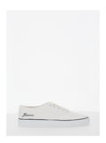 White Sneakers Les Fefe With Contrast Logo Cotton For Men