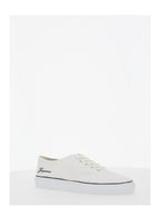White Sneakers Les Fefe With Contrast Logo Cotton For Men