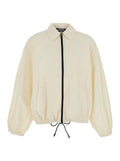 Le Coupe-Vent White Jacket With Front Closure In Tech Fabric For Men Polyamide Outerwear