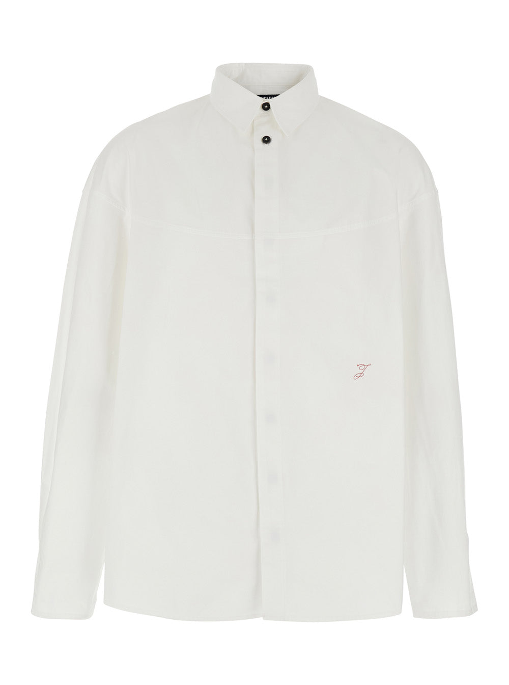 White LA CHEMISE ATELIER ML Long Sleeved Shirt with Classic Collar in Cotton for Men And Blouses