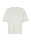 White T-Shirt LE TSHIRT ROND CARRE MC with Round Neck and Short Sleeves in Tech Fabric for Women Paper Polyester Tshirts Polo Shirts