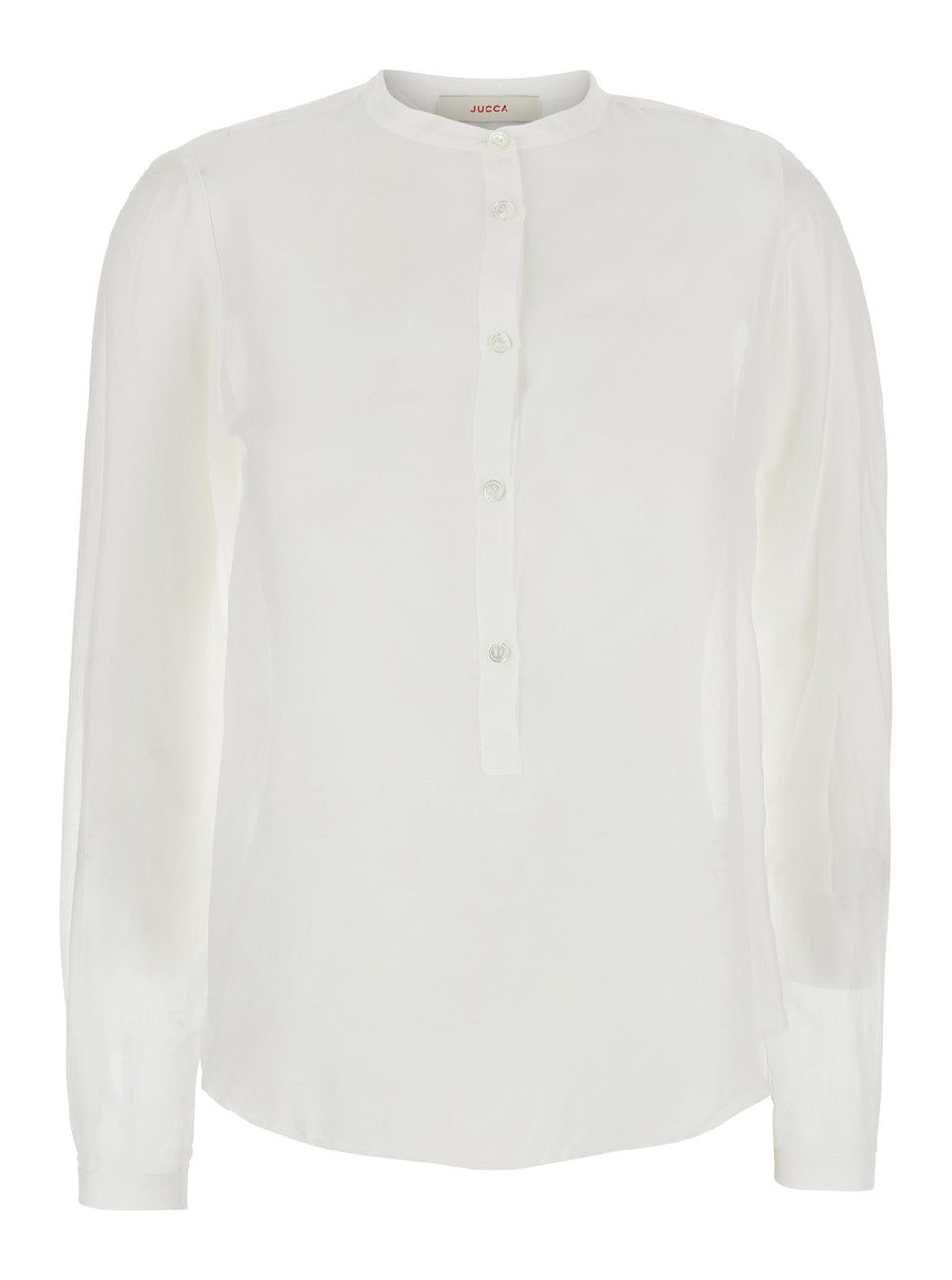 Silk Cotton Shirt White And Blouses