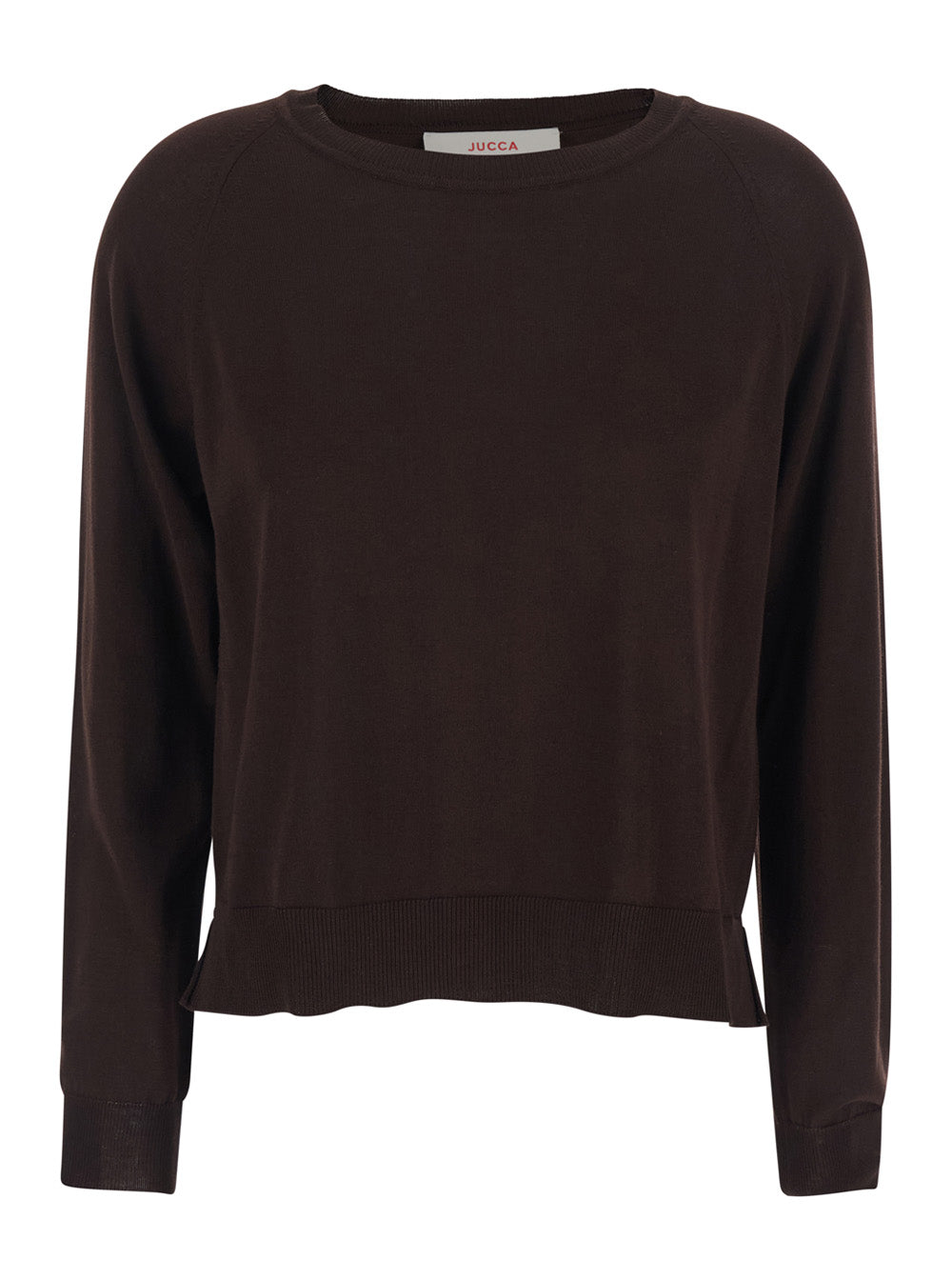 PERFORATED TOP - Brown with details In fabric Women Tops