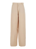 TENCEL Pants Beige Trousers