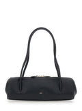 Shoulder Bag Nova with Two Top Handles and Logo Lettering on the Front in Ecoleather Black Women Polyester Polyurethane
