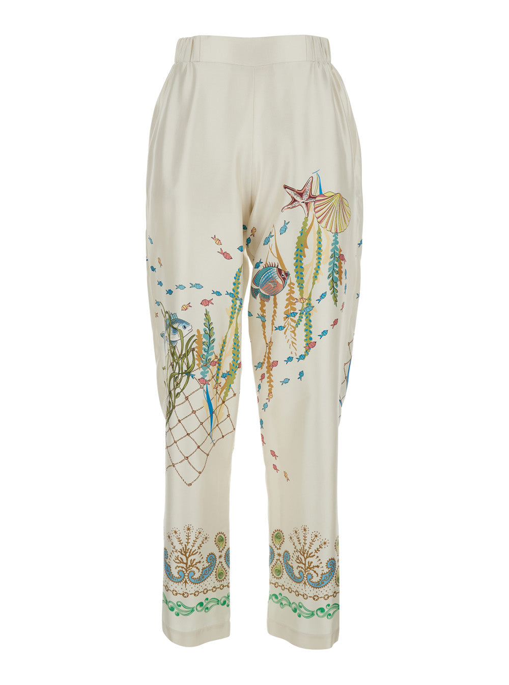 DORIS TROUSERS - Elegant In Silk Multicolor Women