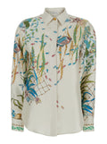 LEA SHIRT Multicolor Silk for Women And Blouses