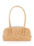 Shoulder Bag SOFT BOSTON EW Beige with Elegant Leather Details Cow