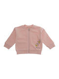 Crewneck Sweatshirt Marni with Embroidered Logo Lettering on the Front in Baby Pink for Women Cotton Sweatshirts