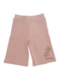 Shorts MARNI KIDS with Embroidered Logo Lettering on the Front in Baby Pink Cotton And Bermuda