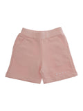 Baby Pink MARNI KIDS Logo Lettering Shorts Cotton And Bermuda