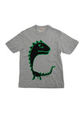 Gray Unisex T-Shirt with Round Neck and Short Sleeves in Cotton Grey Tshirts Polo Shirts