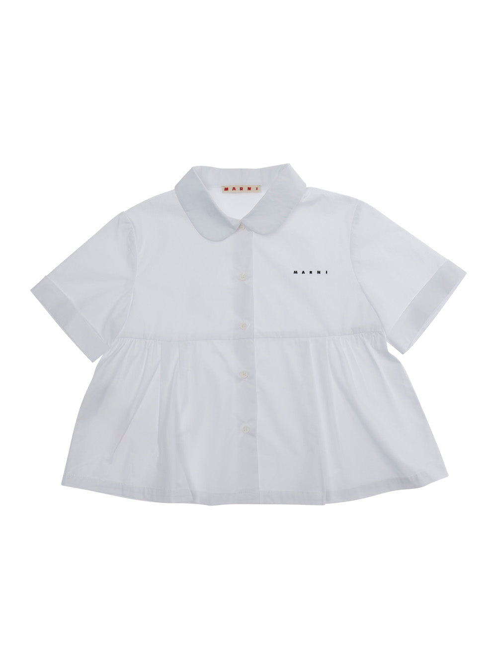 White Shirt M01741M00UWMC121F0M100 with Classic Collar and Long Sleeves in Cotton for Men Blouses