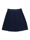 Skirt M01753M00UVMG169F0M860 Blue with Pleated Details and Cotton Lettering Logo for Girls Blu
