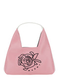 Shoulder Bag MARNI KIDS with Top Handle and Maxi Logo on Front in Ecoleather Pink Girl Polyester Crossbody