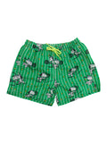 JEAN - SNOOPY TENNIS DOUBLE STRIPES Green Swimsuit Beachwear