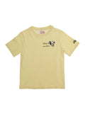 Yellow T-Shirt Portofino Jr - Snoopy Icecream With Front Print In Cotton For Kids Tshirts And Polo Shirts