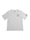 T-Shirt Portofino Jr With Front Print In White Kids Tshirts And Polo Shirts
