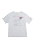 White T-Shirt Portland Jr With Summer Print Cotton For Kids Tshirts And Polo Shirts