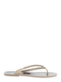 Berta Jelly Flat Slippers Beige With Minimalist Design In Pvc Women Shoes