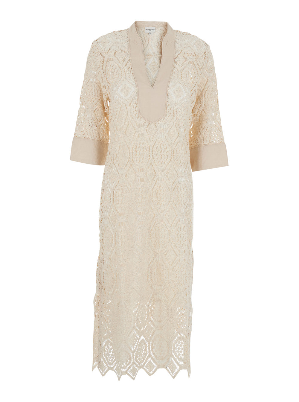 DRESS BALEY Beige Cotton Long