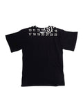 Black T-Shirt with Numeric Logo on the Front and Detail Back in Cotton for Kids Tshirts Polo Shirts
