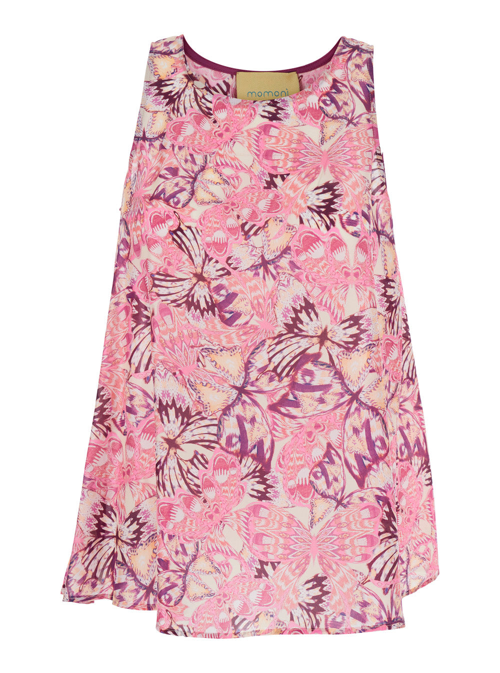 OCRA TOP - Multicolored with Elegant Silk Details for Women Multicolor Tops