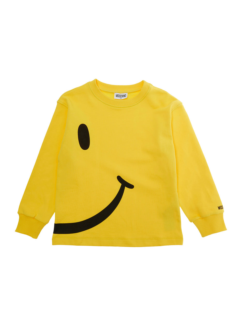 Yellow Hoodie HUF09SLCA8650577 with Fixed Hood and Printed Logo on Front in Womens Cotton Sweatshirts