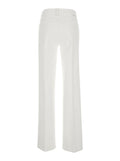Jeans The Kick with Five-Pocket Design in White Cotton for Women Elastane