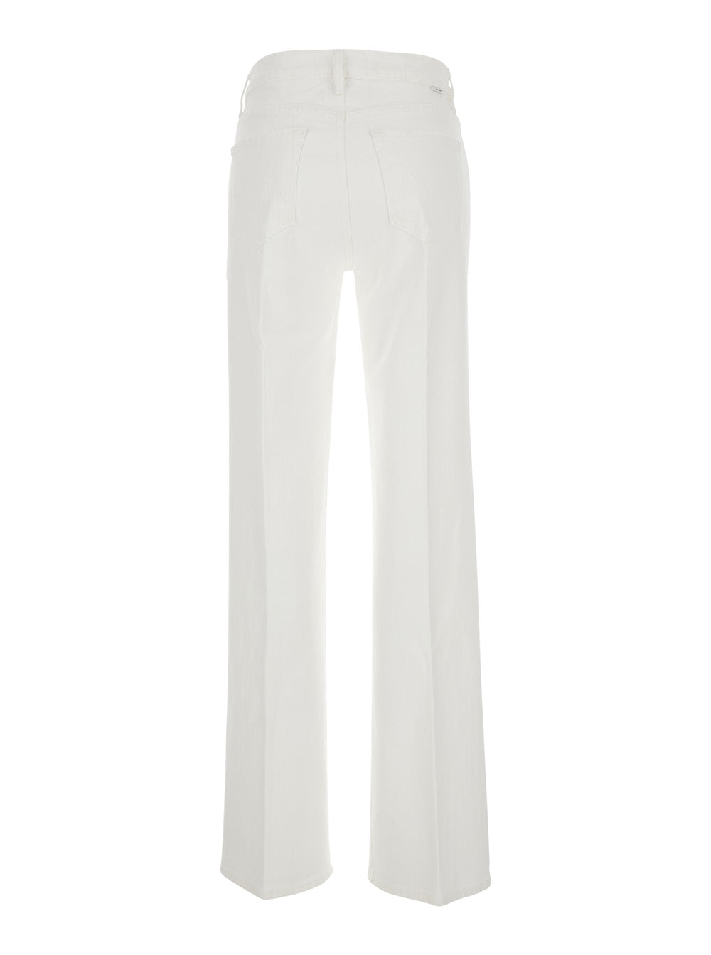 Jeans The Kick with Five-Pocket Design in White Cotton for Women Elastane