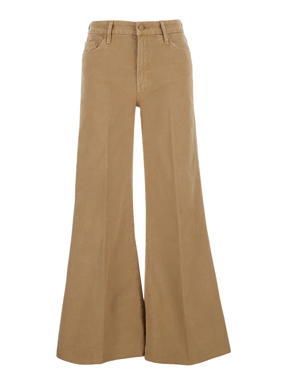 Jeans The Roller Fray Brown With Five Pockets And Frayed Hem In Cotton Women Lyocell Elastane