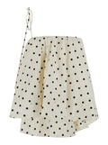 Pois Top White With Polka Dot Details Cotton Women Tops