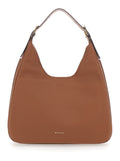 Shoulder Bag Nolita Grande with Logo Lettering on the Front in Brown Leather for Women Cow
