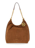 Shoulder Bag Lg Cinch Conv Shldr in Brown Leather for Women Calf