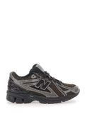1906R Brown Sneakers with Black Details in Synthetic for Men Synthetic/mesh